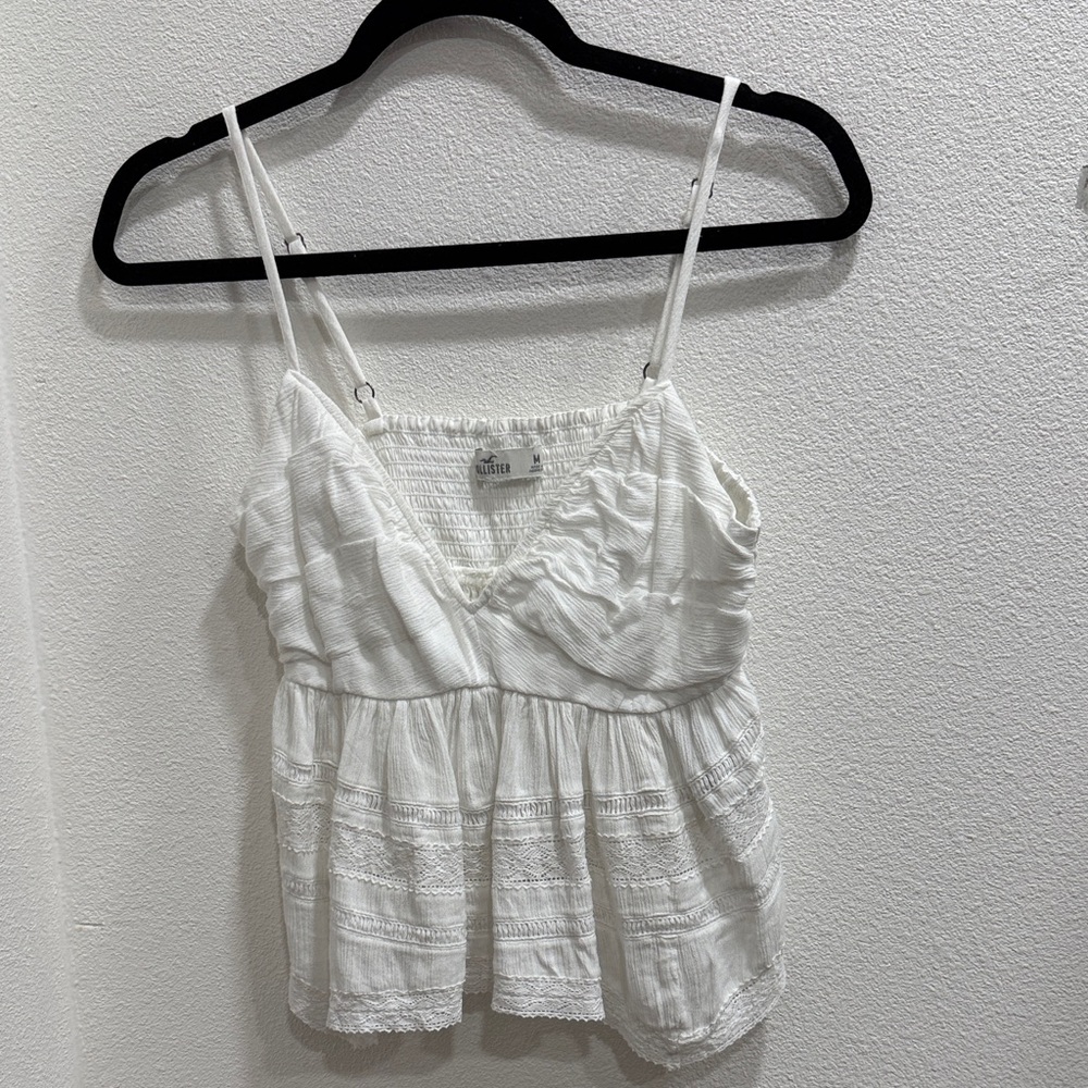 Hollister White Camisole Top